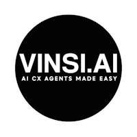 VINSI AI circular logo animation